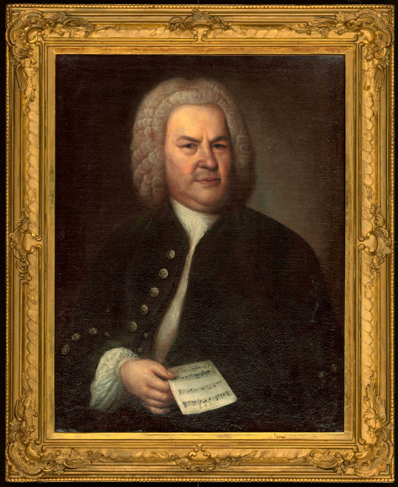 Retrato de Johann Sebastian Bach | Impressão de arte