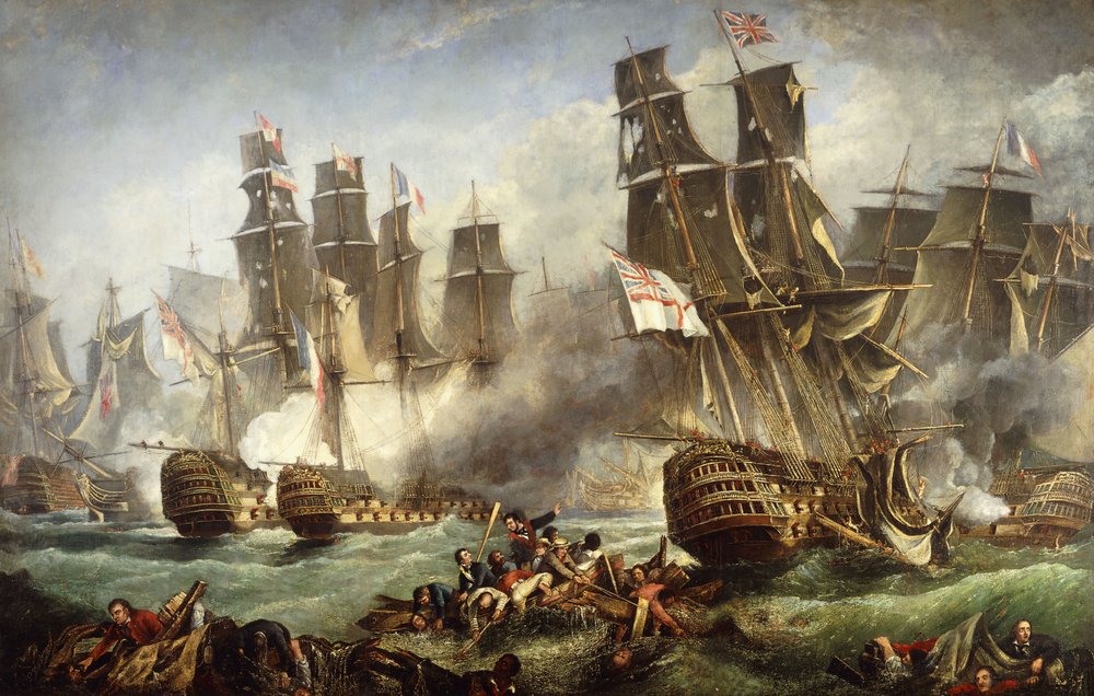 A Batalha de Trafalgar de English School