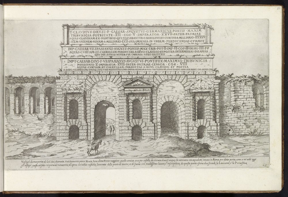 Porta Maggiore te Roma
Bouwwerken uit de oudheid (título da série)
I vestigi dell