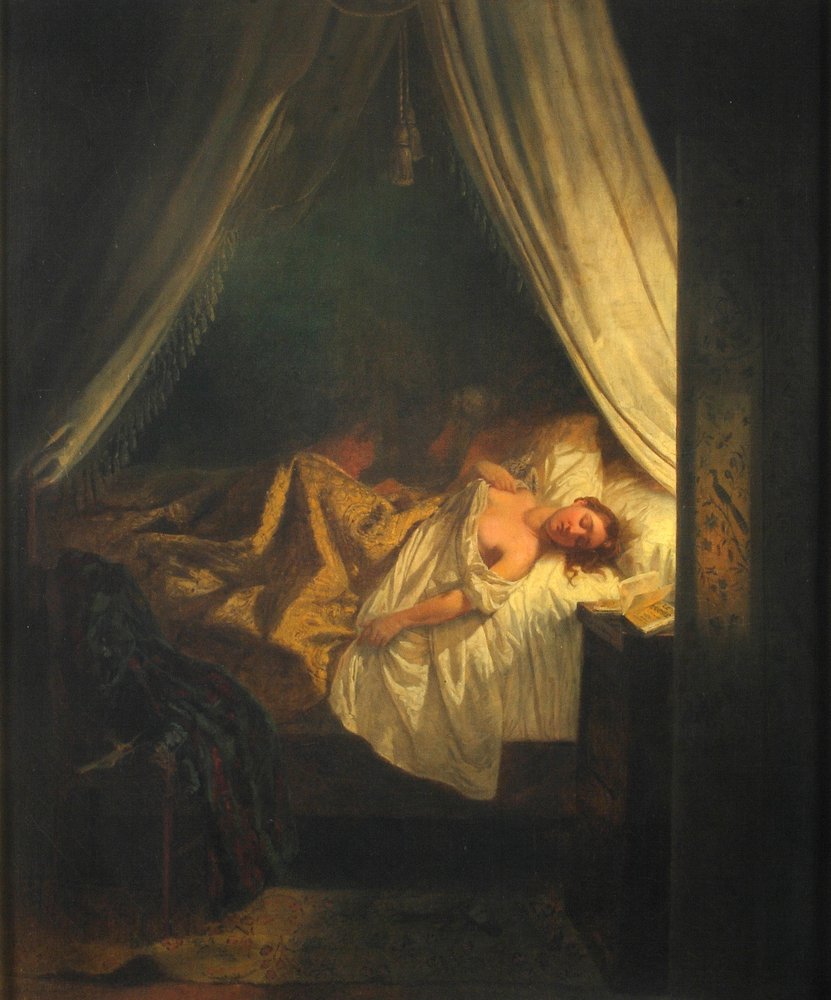 O Vampiro, 1852. | Eugène Delacroix | Impressão de arte