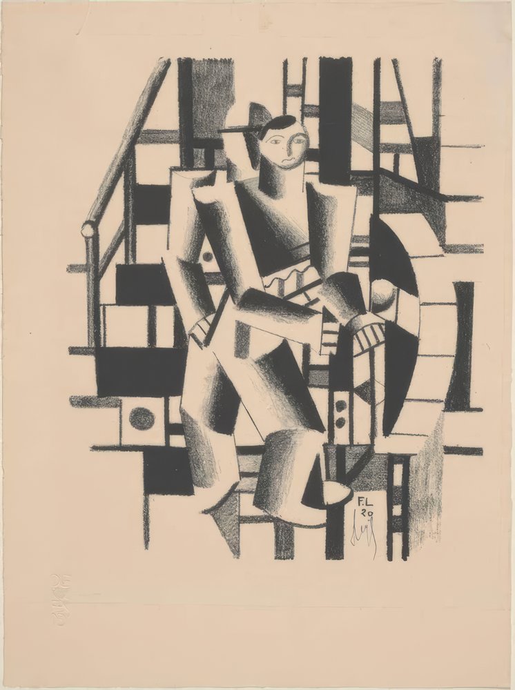 Composição com duas pessoas de Fernand Leger