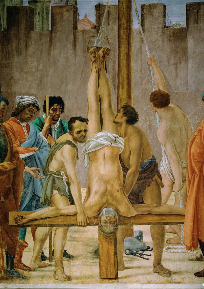 Crucificação de São Pedro (fresco) de Filippino Lippi