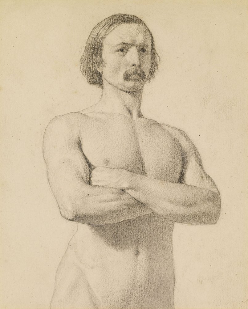 Nu masculino de Ford Madox Brown