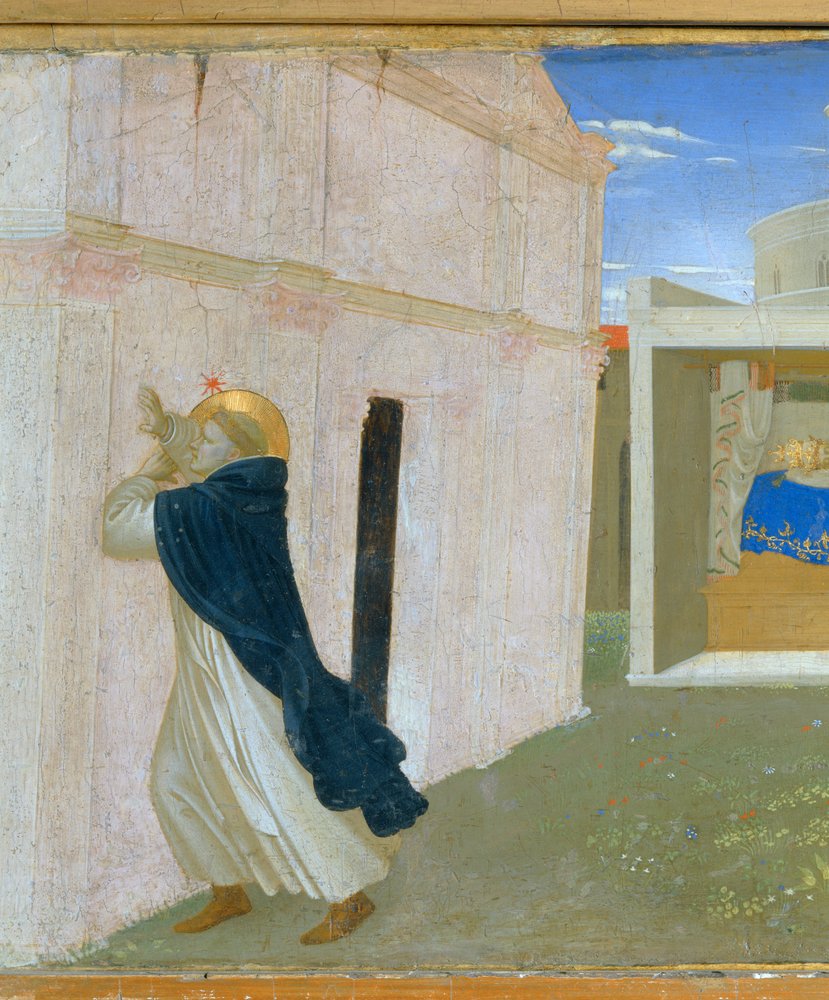 A coroação da Virgem, pintada para os dominicanos … de Fra (c.1387-1455) Angelico