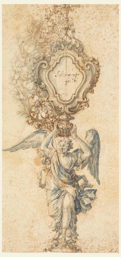 Projeto para um relicário de Francesco Solimena