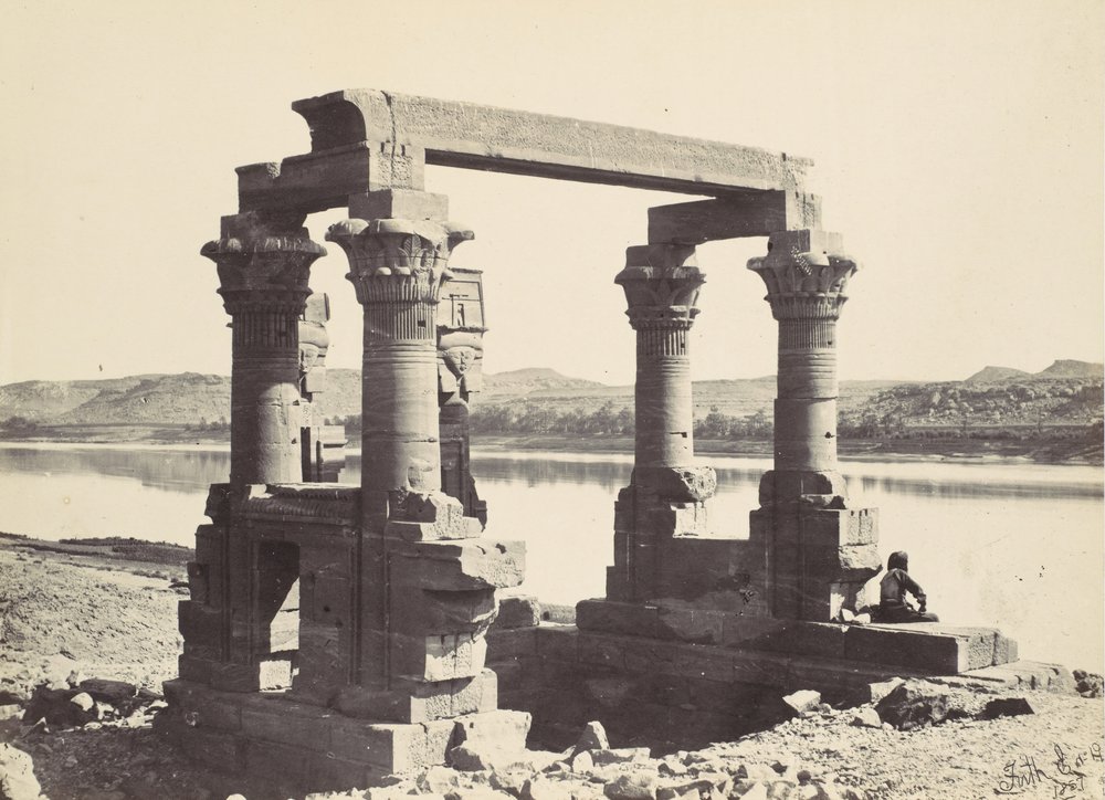 Defeitos de Kardassa, Núbia, 1857. de Francis Frith