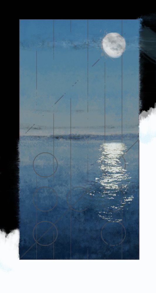 Gênese Dia 2: Waters, 2014, pintura digital de Francois Domain