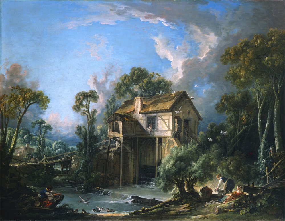 Mill at Charenton de François Boucher