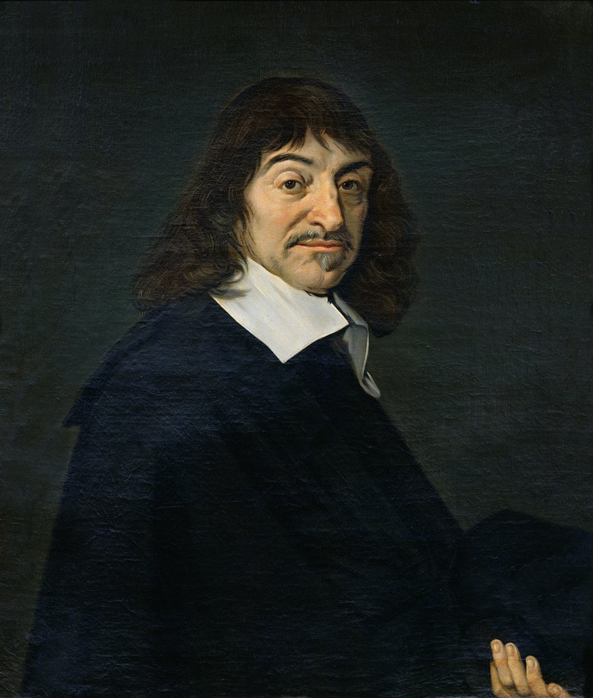 Retrato de René Descartes (1596-1650), c. 1649 de Frans Hals