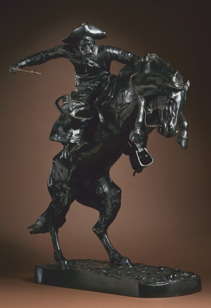 t*f様 FredericRemington Bronco Buster O Bronco Buster | Frederic Remington | Impressão de arte
