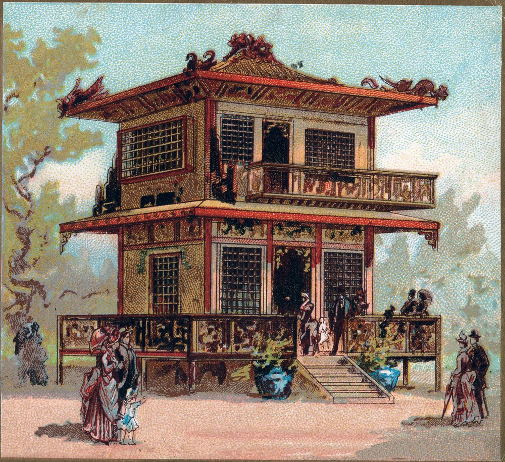Paris. Exposição Universal de 1889: The Japan Pavilion.