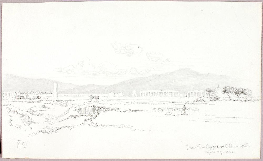 Da Via Appia e dos Montes Albanos | George Elbert Burr