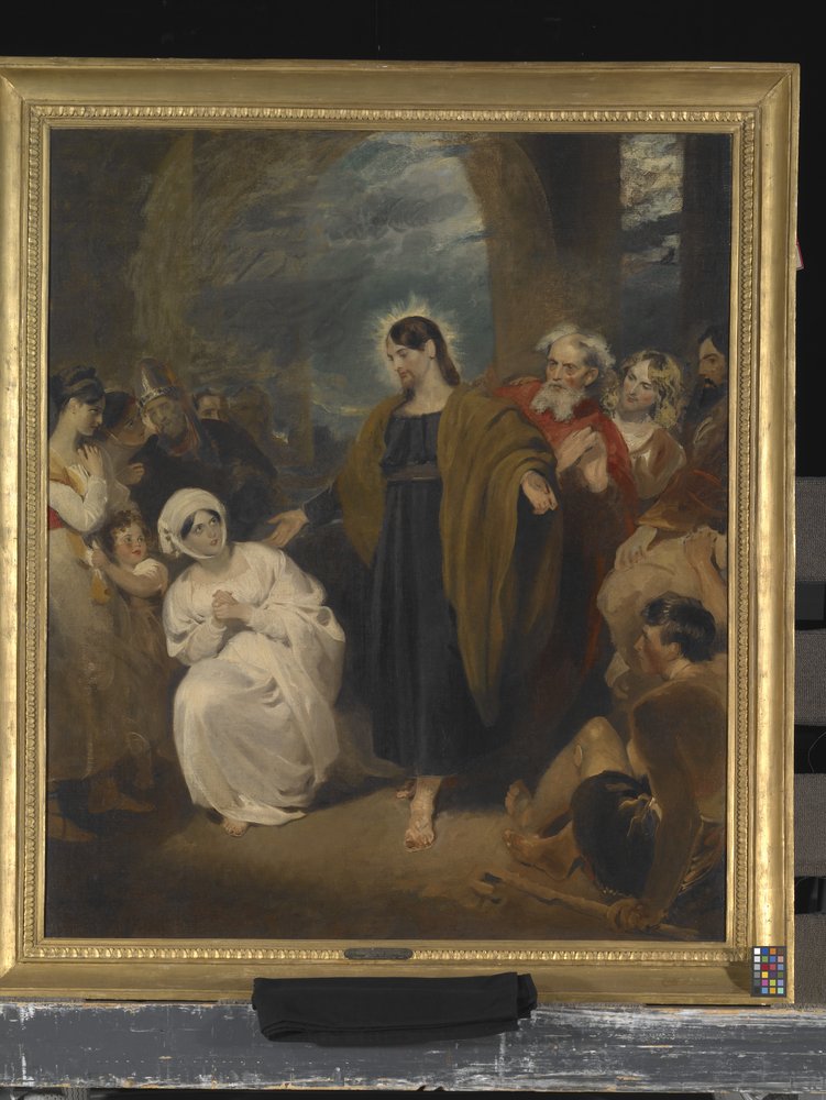 A Virtude da Fé (óleo sobre tela) de George Henry Harlow