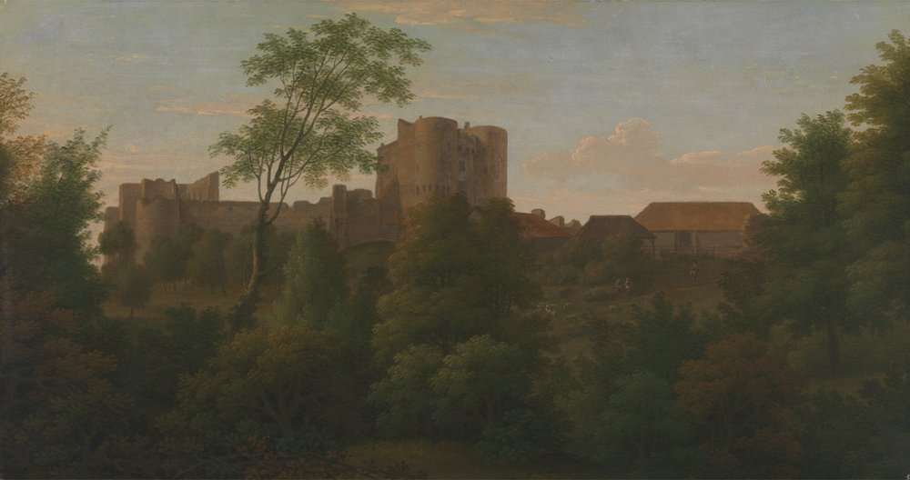 Castelo de Saltwood | George Lambert | Impressão de arte