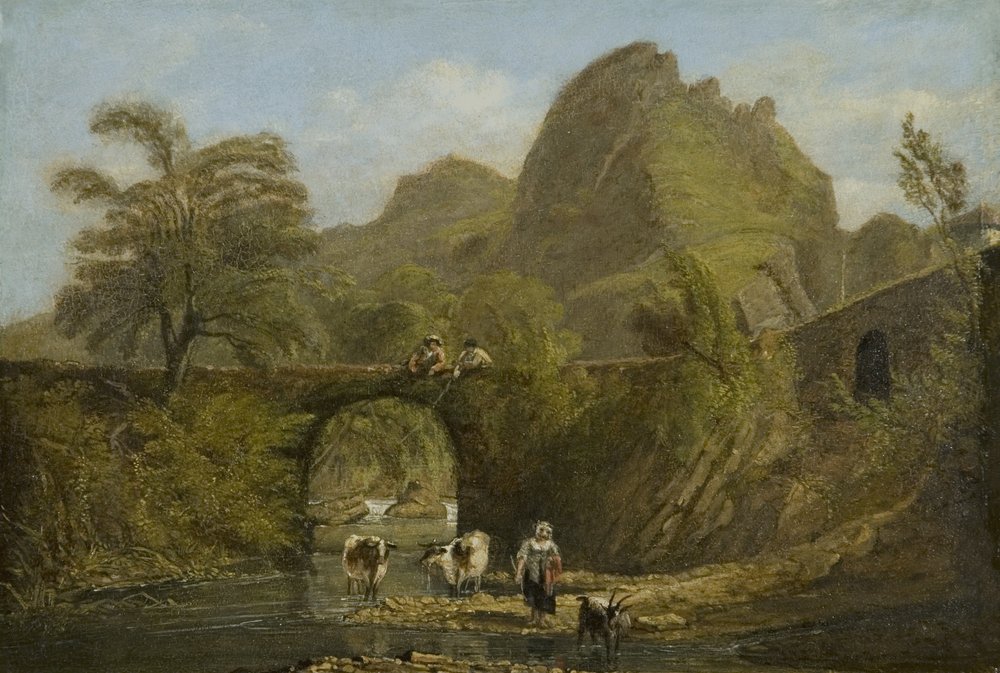 Dynas Rock and Bridge de George Orleans Delamotte