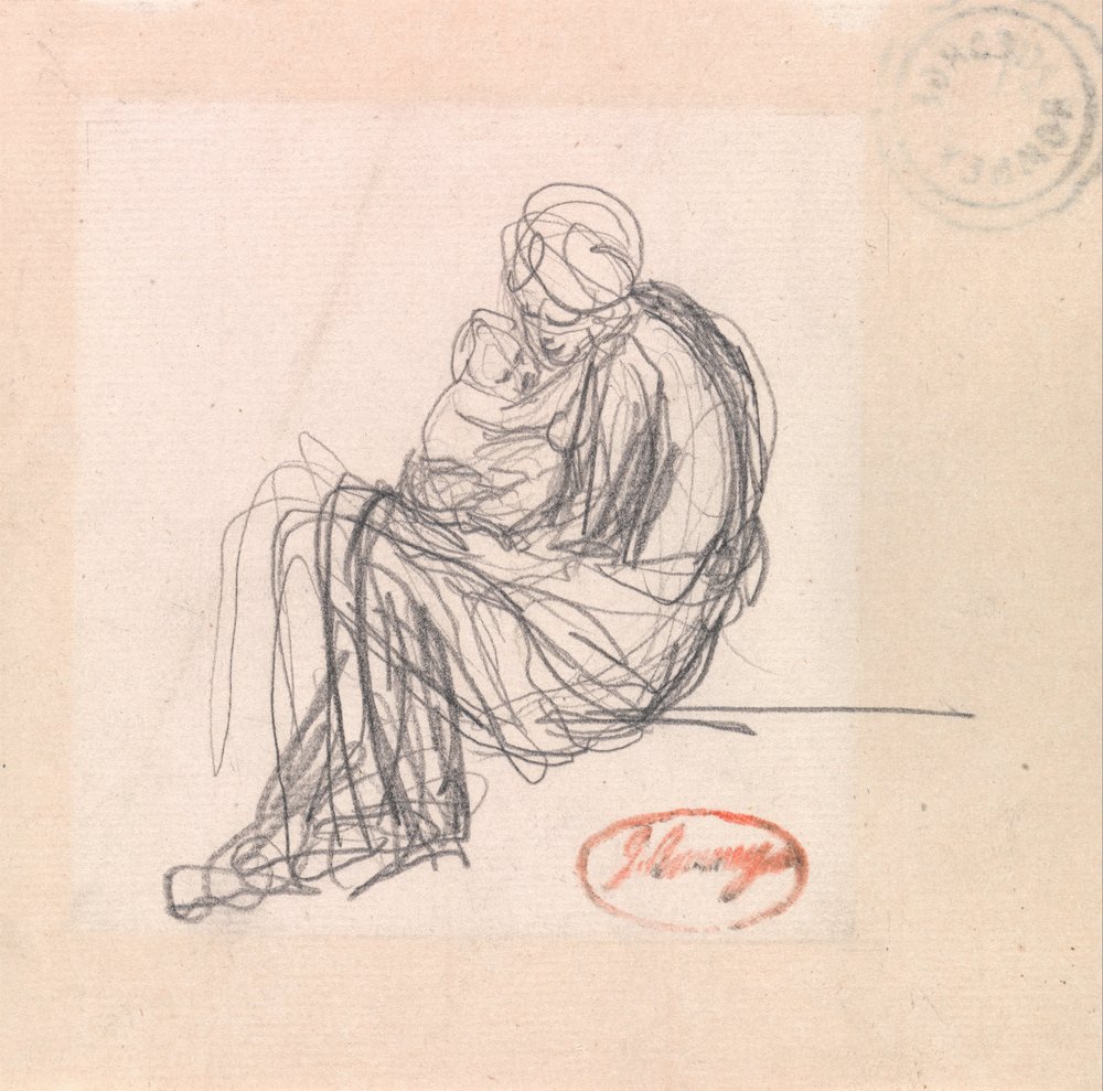 Mãe e filho de George Romney