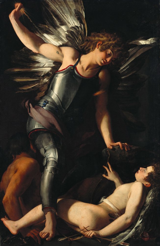 O Eros Divino Derrota o Eros Terrestre de Giovanni Baglione