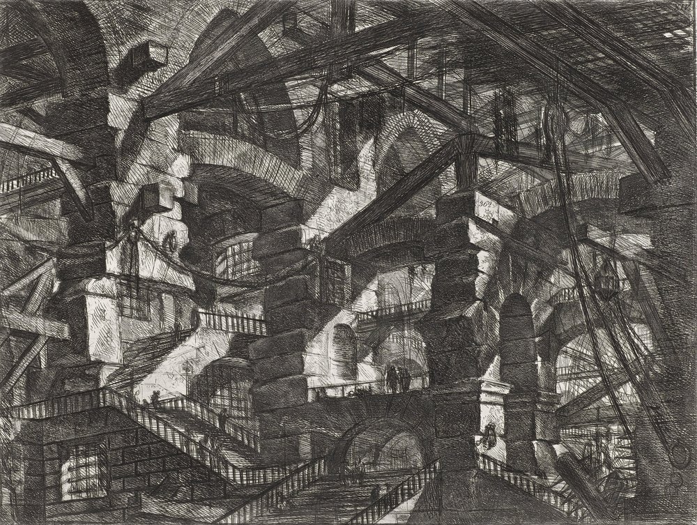 Série Carceri, Placa XIV de Giovanni-Battista Piranesi