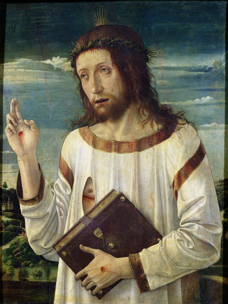 Cristo abençoando de Giovanni Bellini