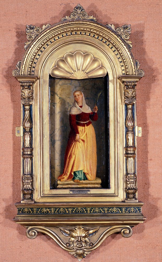 Santa Lúcia por Giovanni Battista Moroni (ca. 1525-1578) de Giovanni Battista Moroni