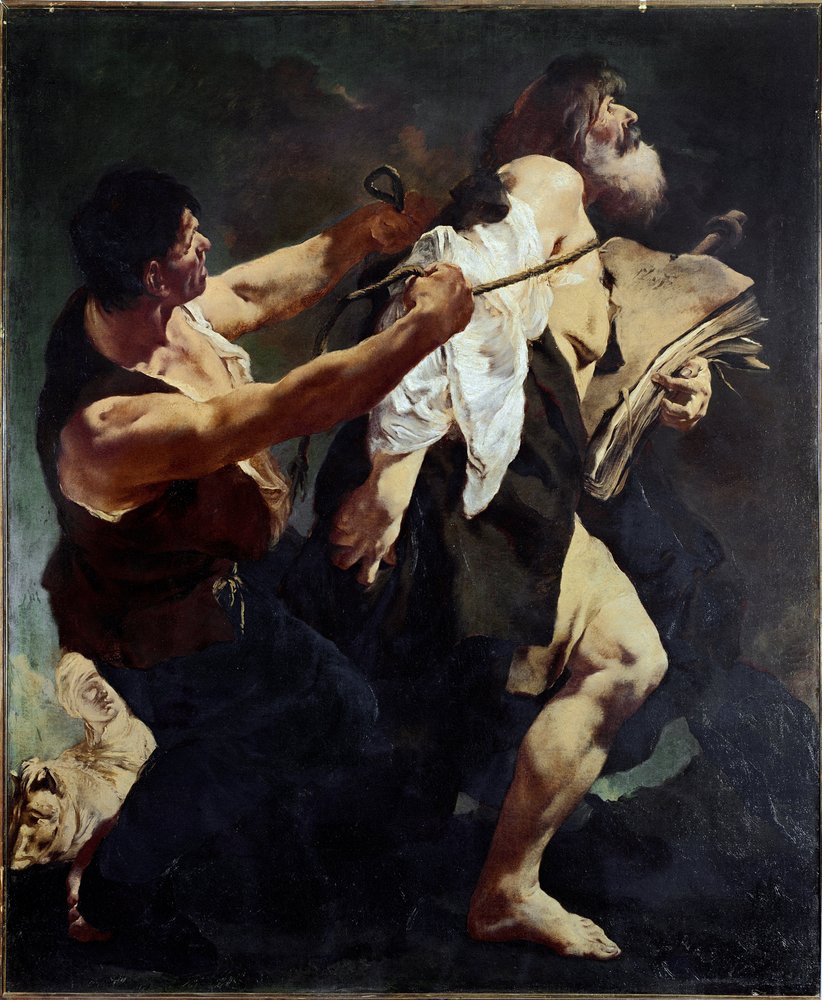 São Tiago o Maior é Trem ao Mártir (óleo sobre tela de Giovanni Battista Piazzetta