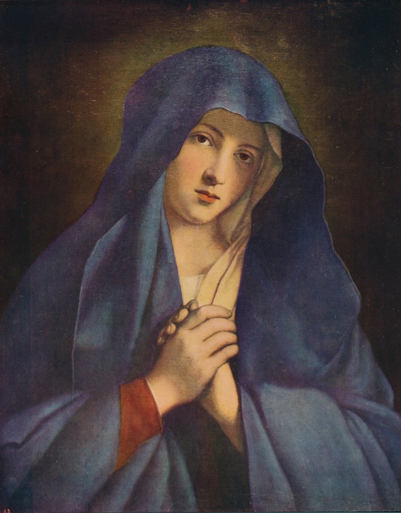 Madona das Dores, meados do século XVII, c. 1915 de Giovanni Battista Salvi da Sassoferrato