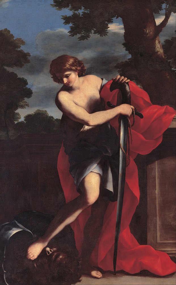 David | Giovanni Francesco Romanelli | Impressão de arte