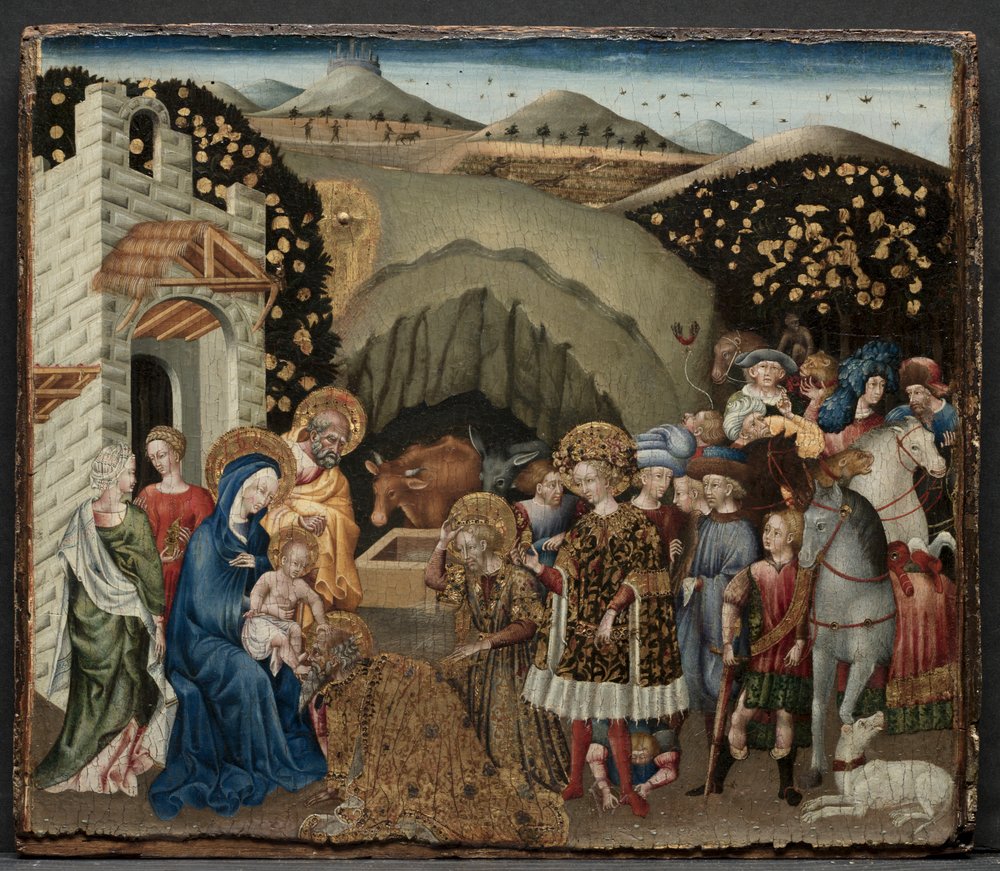 A adoração dos magos de Giovanni di Paolo