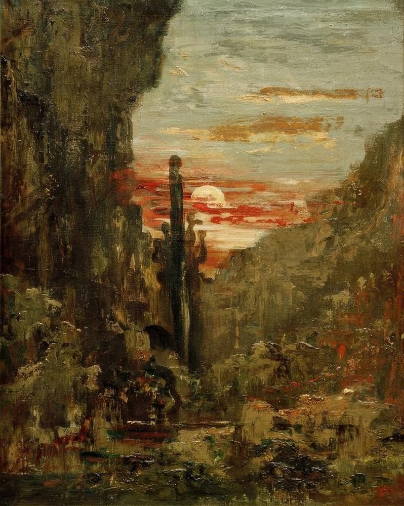 Hércules e a Hidra de Lerne de Gustave Moreau