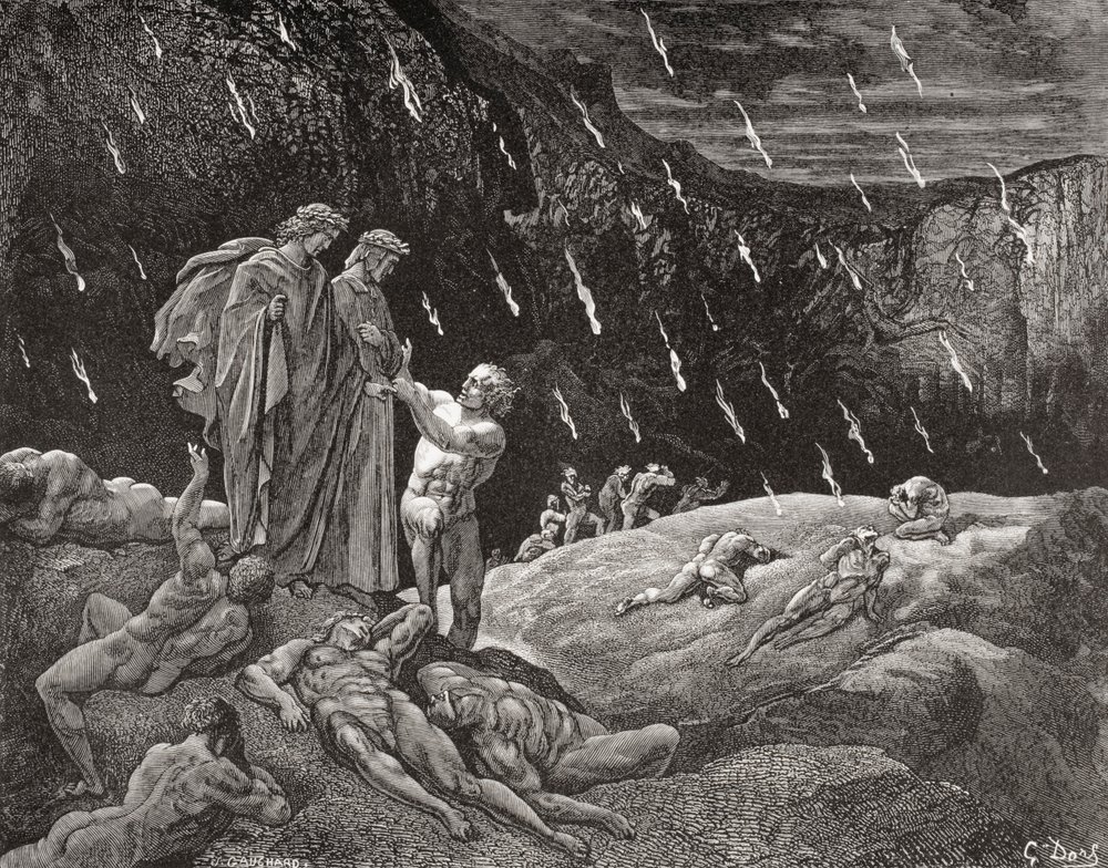 Gravura de Gustave Dore 1832-1883 Artista e ilustrador francês