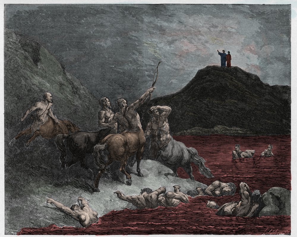 Inferno, Canto 12 : Nessus | Gustave Dore
