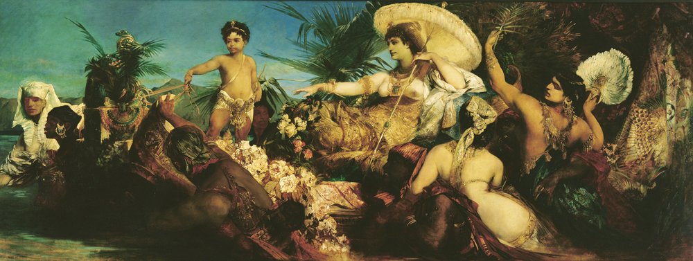 Cleópatra, 1875 de Hans Makart