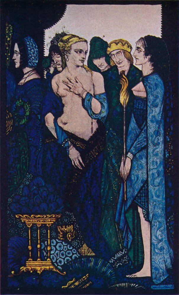 Nomeamos Lucrezia Crivelli e Titians Lady, c1910 de Harry Clarke