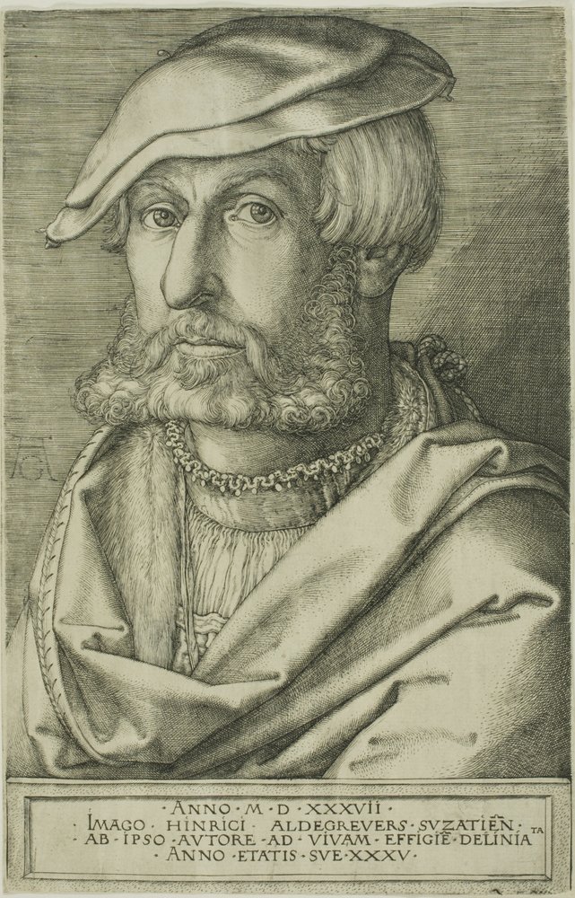 Heinrich Aldegrever, 35 anos de Heinrich Aldegrever