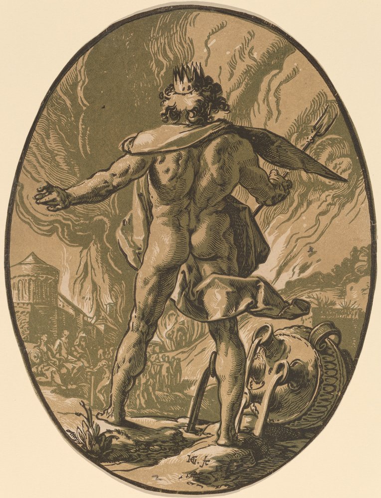 Plutão de Hendrik Goltzius