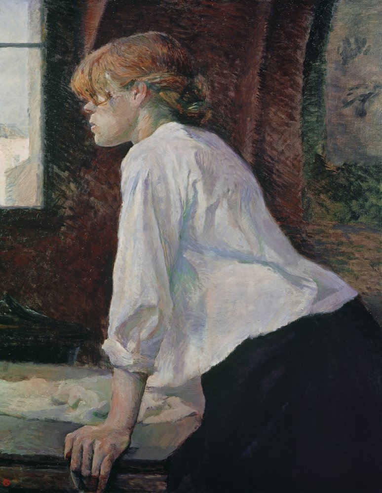 A lavadeira, 1889 de Henri de Toulouse-Lautrec
