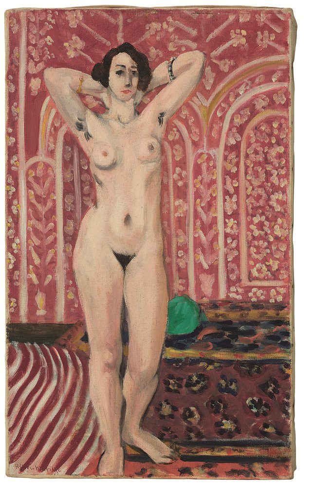 Nu sobre um fundo vermelho de Henri Matisse