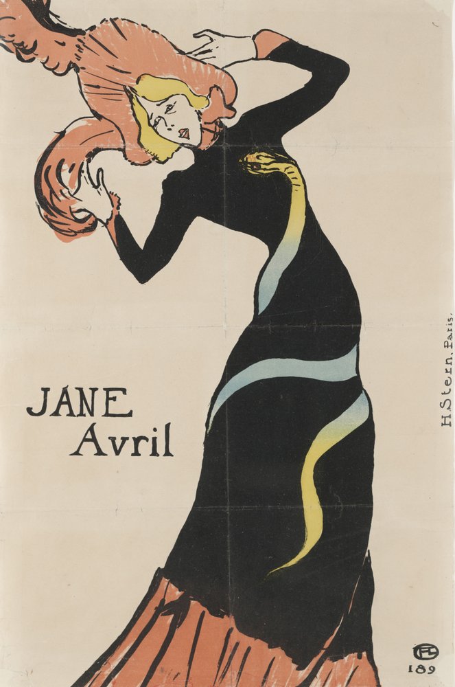 Jane abril de Henri de Toulouse-Lautrec