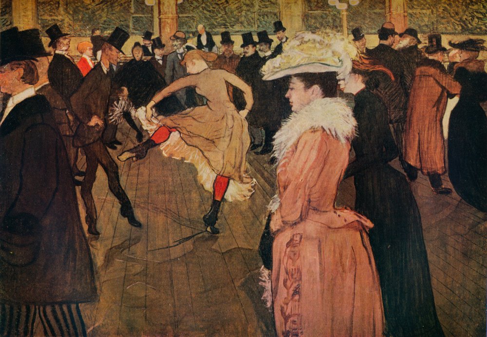 No Moulin Rouge, a dança, 1890 1934 | Impressão de arte