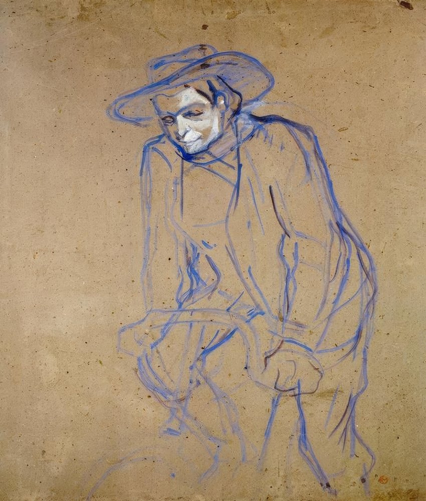 Gato preto de Henri de Toulouse-Lautrec