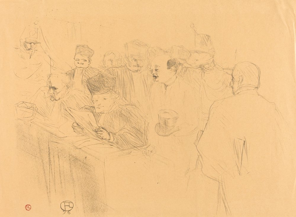 Deposição Soudais (Déposition Soudais) de Henri de Toulouse-Lautrec