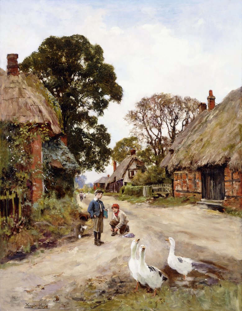 Fora da escola, de Henry John Yeend King