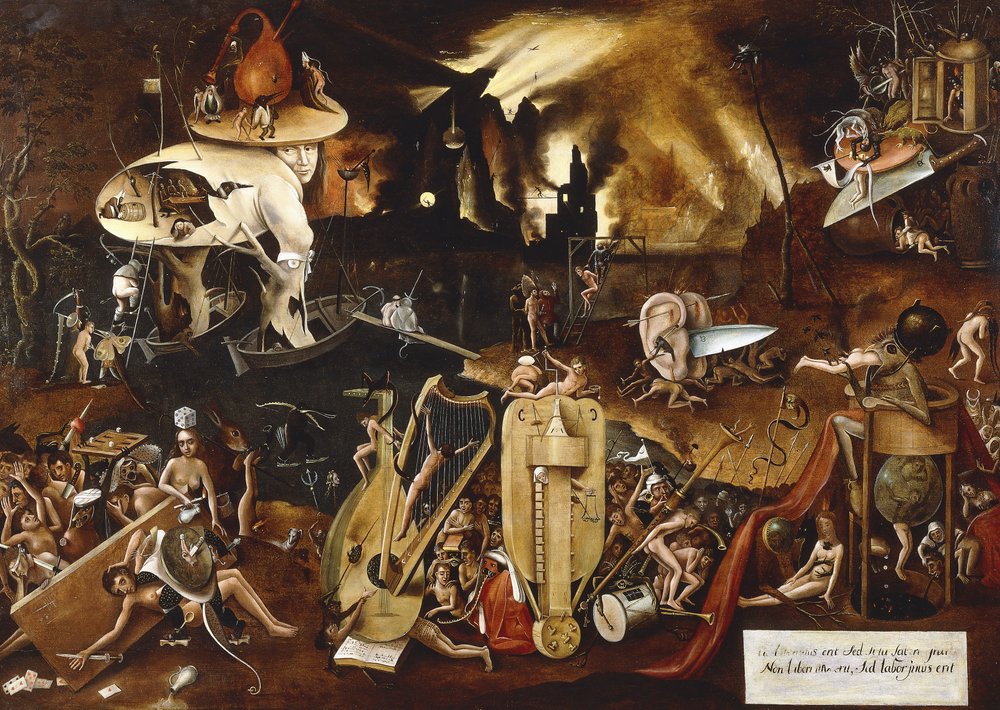Inferno, | Hieronymus Bosch | Impressão de arte