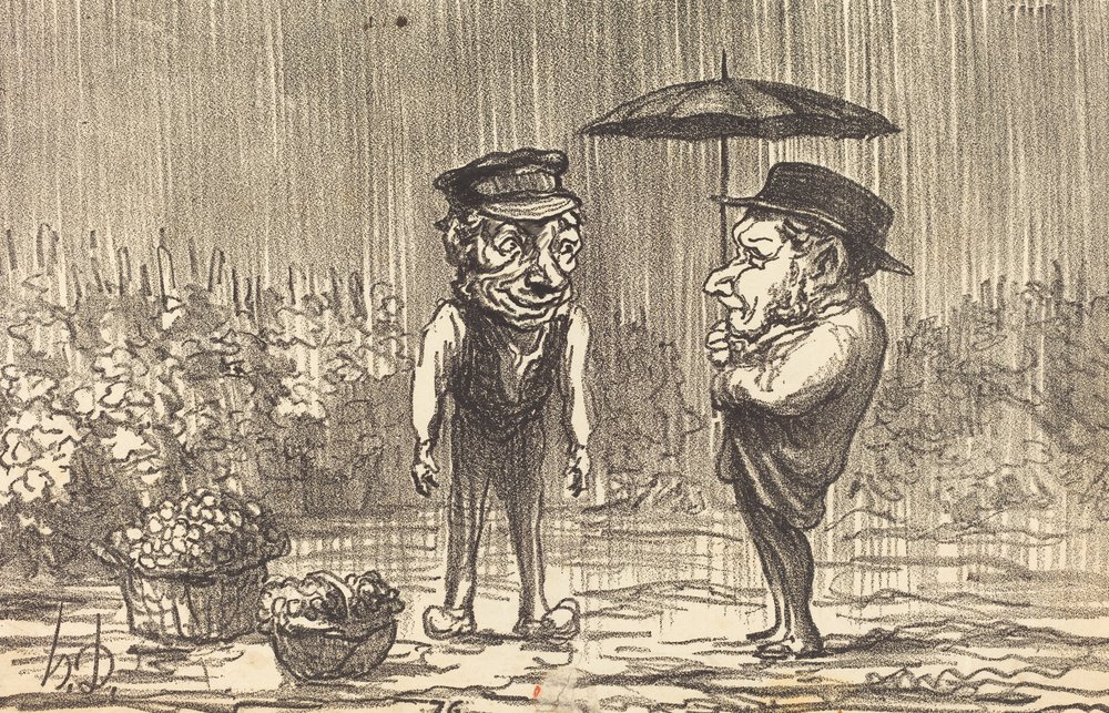 Não reclame desse clima... de Honoré Daumier