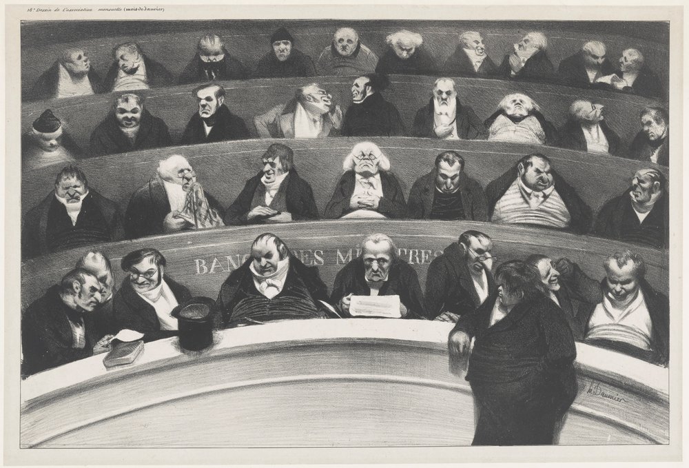 O Ventre Legislativo de Honoré Daumier