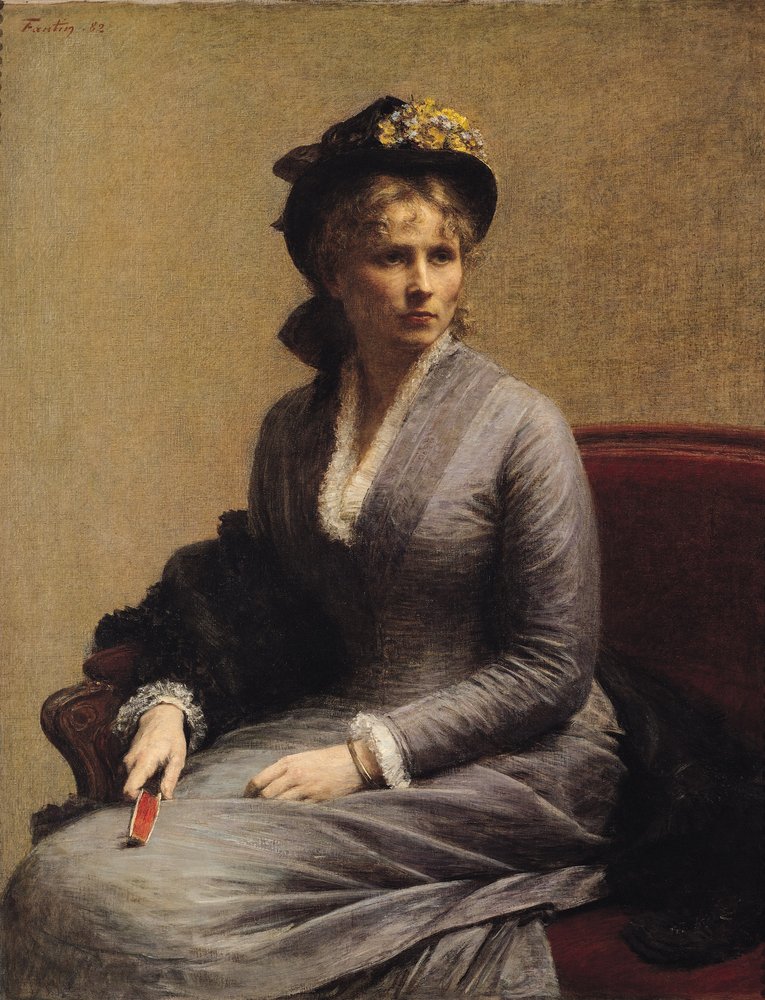 Charlotte Dubourg (1850-1921) 1882 de Ignace Henri Jean Fantin-Latour