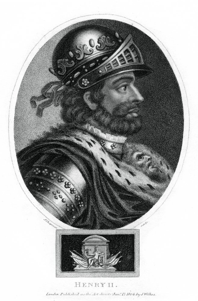 Henrique II, rei da Inglaterra, 1804. de J. Chapman