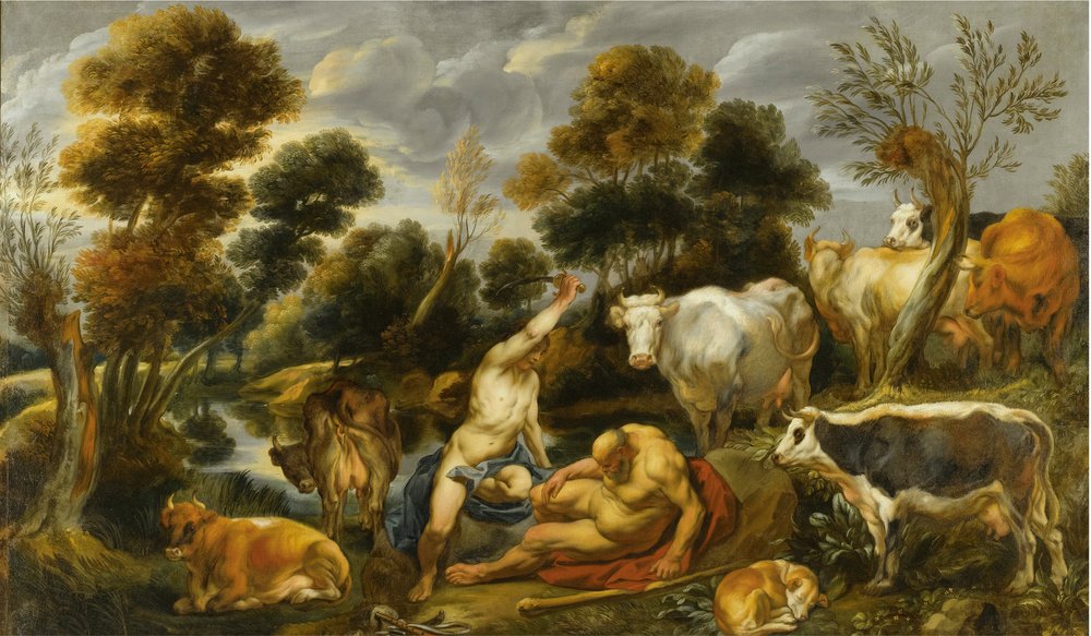 Mercúrio decapita Argus (Ovídio, Met.I, 568-721) de Jacob Jordaens