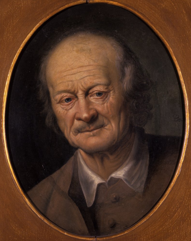 Retrato, de, um, homem velho de Jacob-Samuel Beck