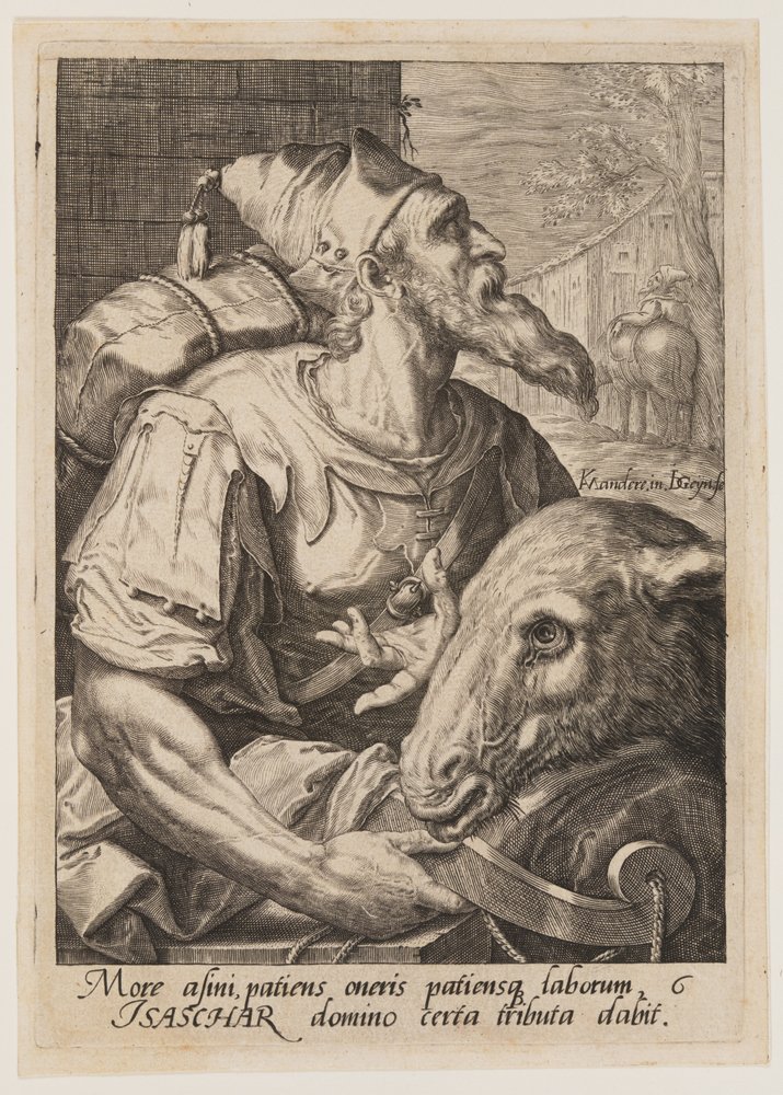 Issacar, de Os Doze Filhos de Jacob | Jacques de Gheyn II